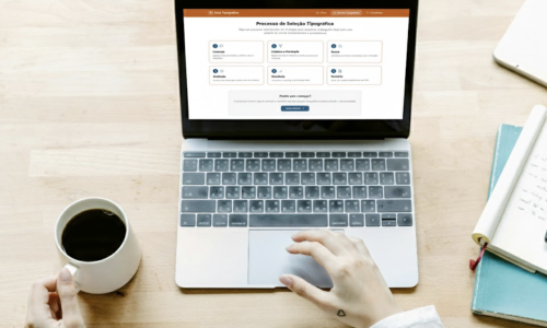 Plataforma de Seleção Tipográfica